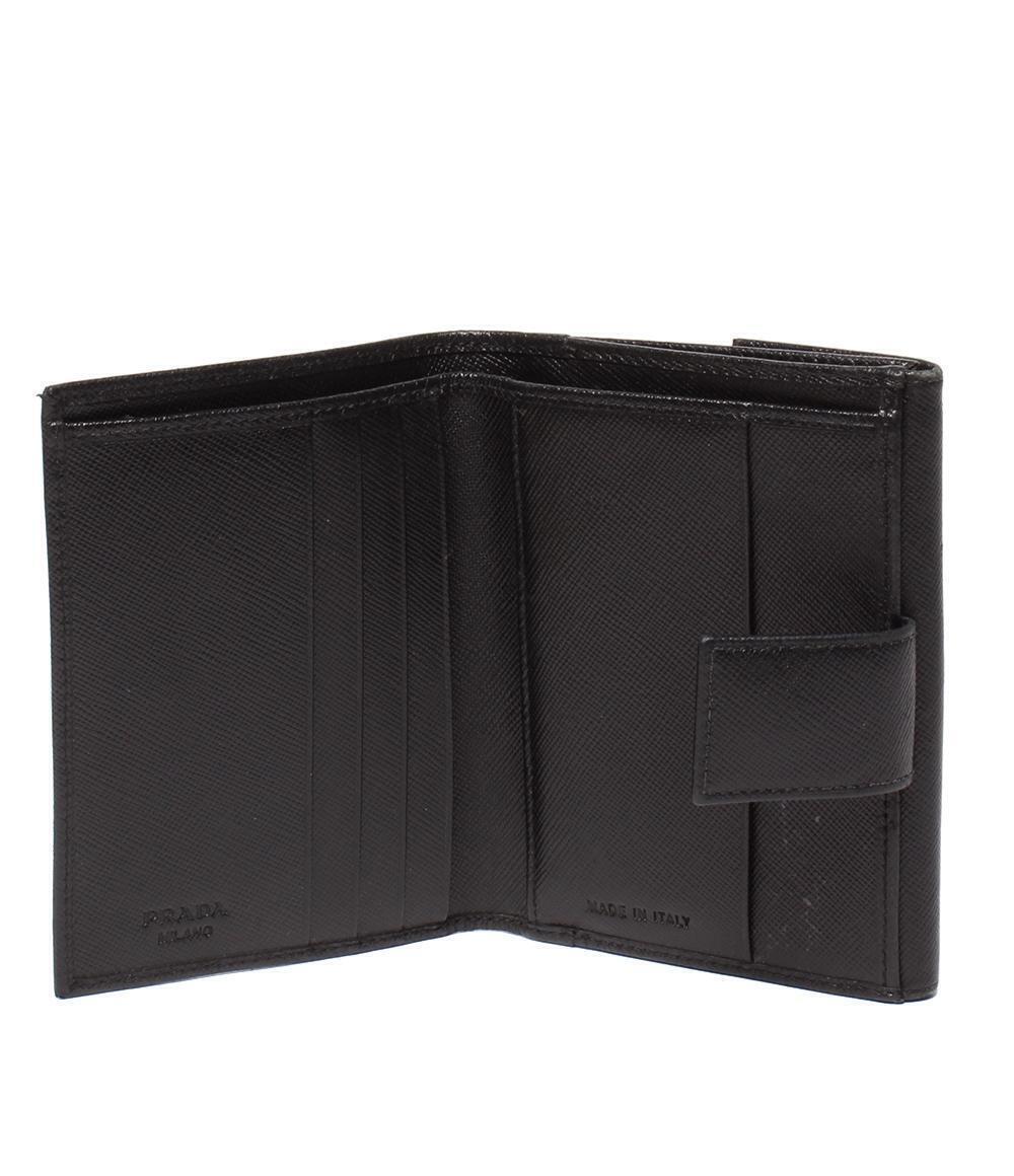 Prada fold Bi Wallet Black